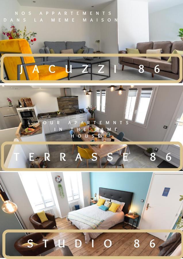 Studio 86 - Climatisation & Proche Centre-Ville- 2 Personnes - Bnb 에페르네이 외부 사진