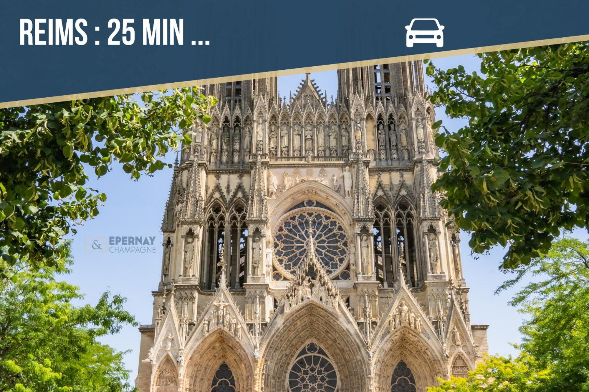 Studio 86 - Climatisation & Proche Centre-Ville- 2 Personnes - Bnb 에페르네이 외부 사진